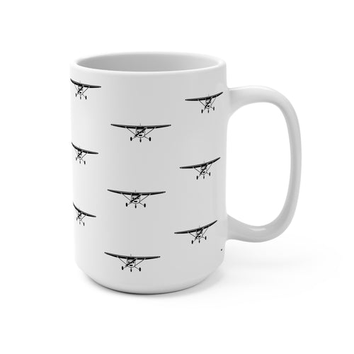 15oz Airplane Mug — Travel Coffee Cup for Pilots & Aviation Lovers