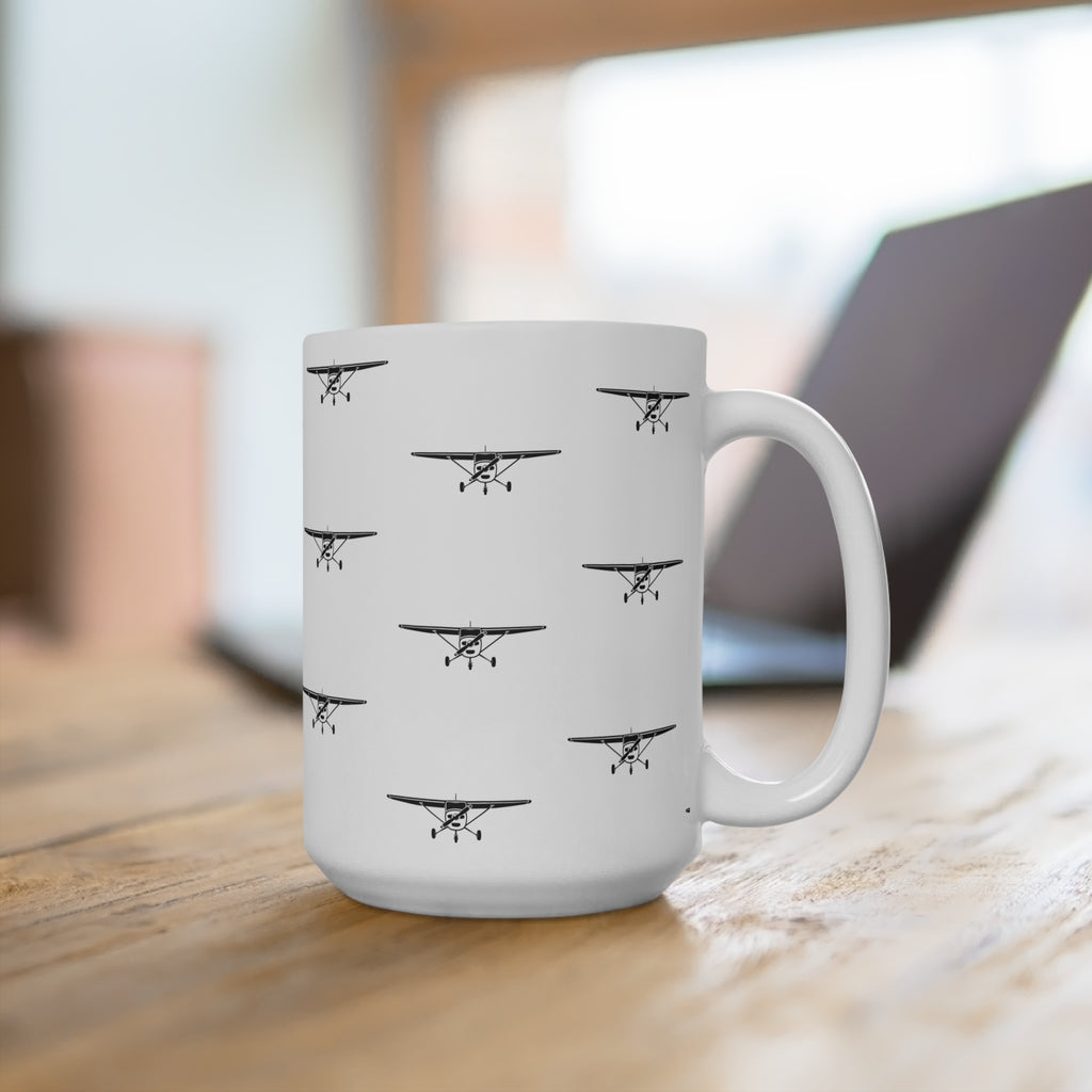 15oz Airplane Mug — Travel Coffee Cup for Pilots & Aviation Lovers