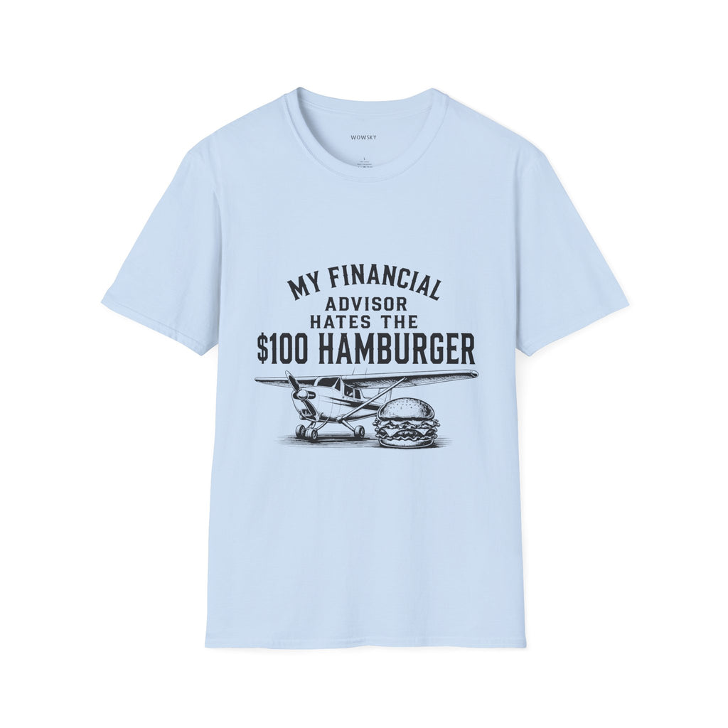 My Financial Advisor Hates the $100 Hamburger T-Shirt | Aviation Pilot Humor